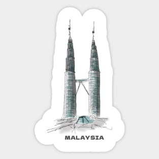 Petronas Twin Towers | Malaysia Sticker